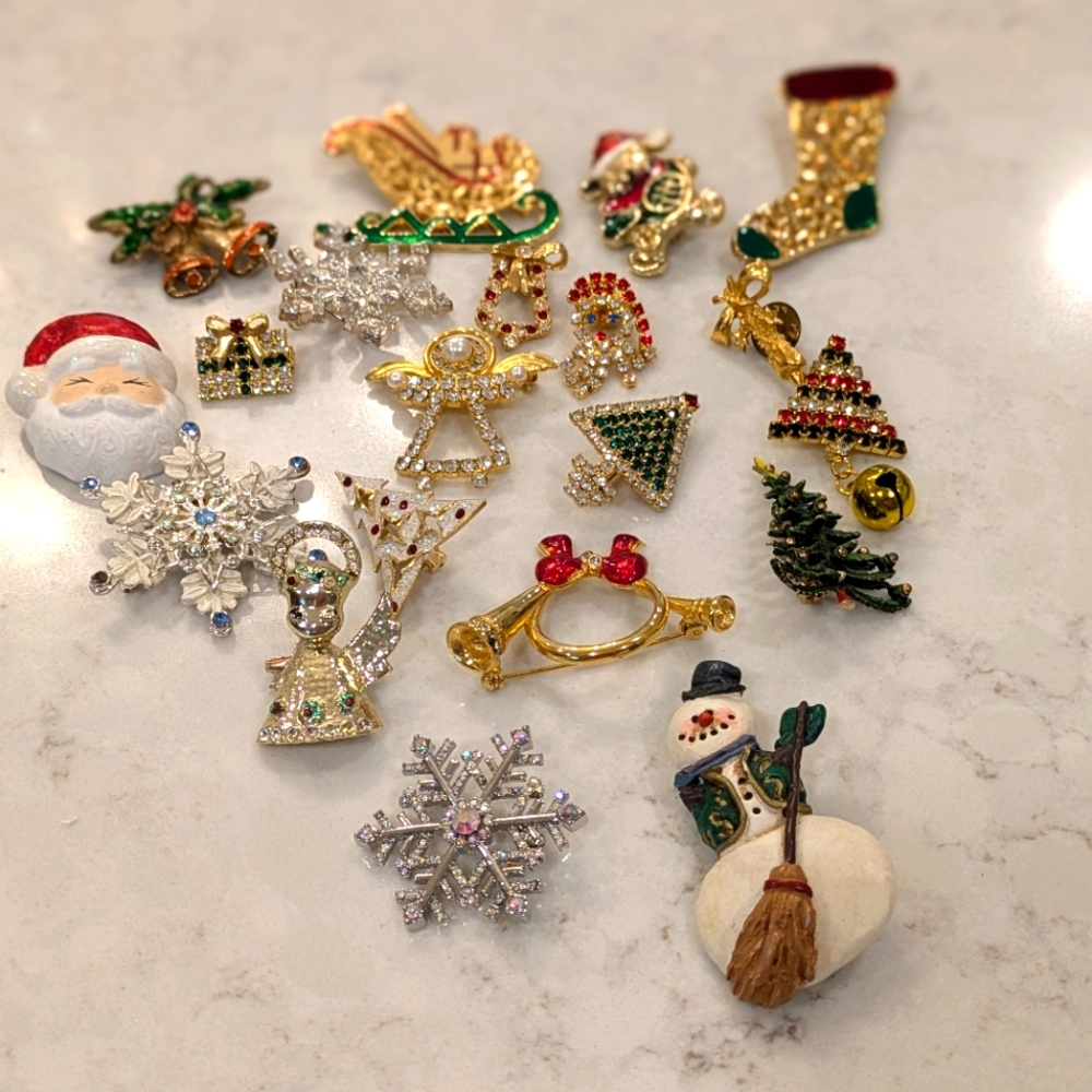 Christmas Brooches
